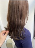 ブリーチなしグレージュ