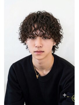 ラスト(LUAST) ツイストスパイラルパーマ波巻きスパイラルメンズマッシュメンズ