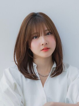 アンアミ オモテサンドウ(Un ami omotesando) 【Unami】 大人可愛いミディアムヘア工藤由佳