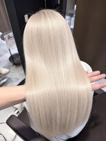 リオリス ヘア サロン(Rioris hair salon) ホワイトブロンド/ハイトーンロング/ケアブリーチ