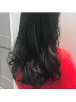 アンド バイ ヘアサロン(AND by hair salon) 暗髪☆ブルーシルバー