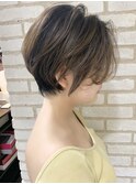 ショートボブ髪型20代30代40代アッシュ愛されボブ