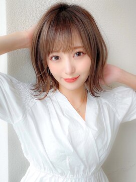 アフロート ディル(AFLOAT D'L) 20代30代40代大人かわいいひし形小顔くびれヘアショコラベージュ