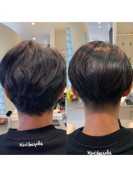 ヘアメイク ルエル(Hair Make Ruelle) 縮毛矯正で作る韓国風マッシュ