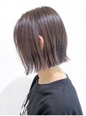 グレージュボブ_ショコラベージュボブルフベビーバング_ba347591