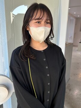 リィベ(Liibe) guest snap#サイドバング#ワイドバング#韓国