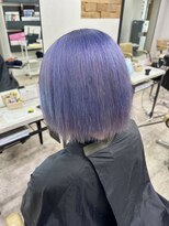 アジールヘア 所沢プロペ通り店(agir hair)&nbsp;ラベンダーボブブルーラベンダー所沢小手指入間