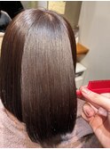 ツヤ髪ストレート