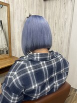ヘアスタジオワン 藤沢店(HAIR STUDIO ONE)&nbsp;ブルーシルバーボブ
