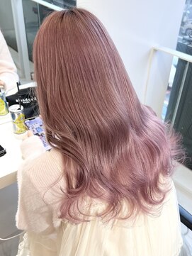 ランテルディ 渋谷(LANTERDIT) 【LANTERDIT】ペールカラー/ピンク/ロング/ヘアセット/Risa