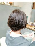 大人可愛い丸みショート