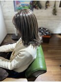 お白髪ぼかしハイライト
