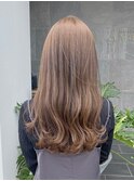 艶髪ヌードベージュカラーのロング