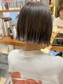 ハク(HaKU) 透明感カラーとぱつっと切りっぱなしボブカットも好きです♪