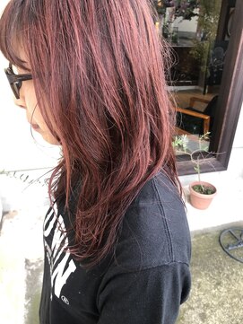 ヘアメイク ヴァロ(Hair Make VaLo) ピンクカラー