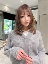 ロンド ジュルード 名古屋(Lond jeloud)&nbsp;ミルクティーグレージュで落ち着いた透明感を♪♪