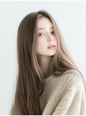 小顔ロング/髪質改善/白髪ぼかし/ネビージュ/30代/40代