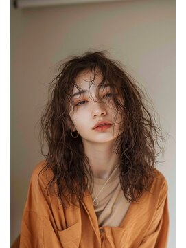 ラナ 新宿(lana) レイヤー/ミディアム/顔まわりカット【lana hair/新宿】