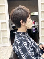 トップヘアー 大元店(TOP HAIR)&nbsp;30代40代50代コンパクト耳だしショート【つばき】