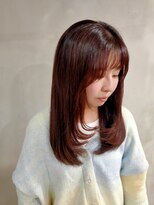 ヘアーサロンウル(hair salon ulu) （五十嵐）レイヤー×ベリーピンク