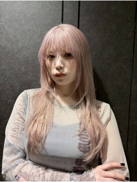 ヘアーデザイン アルエ(HAIR×design ARUE) 【RIKI】ice peach  春カラー