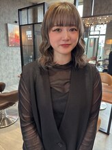 アースコアフュールボーテ 新潟中野山店 (EARTH coiffure beaute)&nbsp;西尾 乃朱