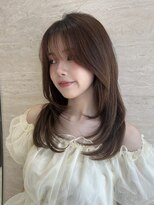 パルス ヨコハマ(PULSE yokohama)&nbsp;モテ髪顔まわり前髪カットレイヤースタイル