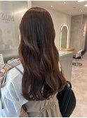 髪質改善＊ロングレイヤーグレーベージュ＊美髪【Zina船橋】