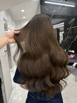 ラピス 渋谷本店(Lapis)&nbsp;オリーブカラー/ブリーチなし/髪質改善/レイヤーカット