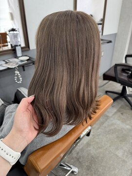 アジールヘア 北千住駅西口店(agir hair) ミルクティーベージュカラー ベージュ 北千住