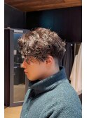 刈り上げサーフカールパーマ