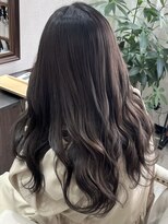 ベルヘアーデザイン 堺東(Belle hair Design)&nbsp;レイヤーカットイルミナカラーオリーブグレージュ20代30代40代