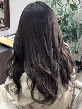 ベルヘアーデザイン 堺東(Belle hair Design) レイヤーカットイルミナカラーオリーブグレージュ20代30代40代