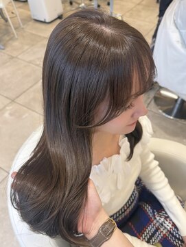 ザックラフィネ(ZACC raffine) オリーブベージュ/オリーブグレー/顔周りカット/ワンカラー