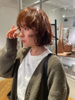 ツナグ(tsunagu)&nbsp;mash bob perm × orange