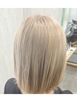 テーラヘアー 高座渋谷店(TELA HAIR)&nbsp;【派手髪でおしゃれに】暖色ミルクティーベージュ