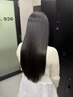【自分史上最高の艶髪へ】髪質改善ストレート+カット+水素トリートメント