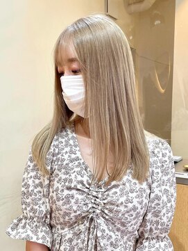 ヨハヘアガーデン(YOHA HAIR GARDEN) ◎ミルクティーベージュ @shoki_yoha