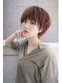 大人可愛いマッシュショート