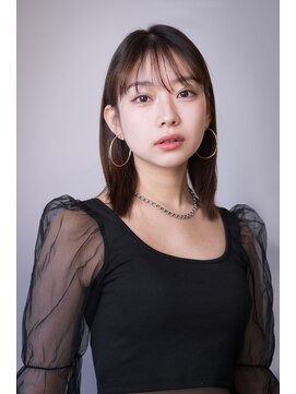 ヘアドゥ 稲毛店(hair do) ストレートミディ