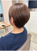 耳掛けショートボブ/ショートヘア/30代/40代/50代/箕面