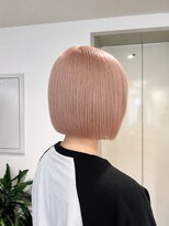 フォト イケブクロ(foto IKEBUKURO)&nbsp;柔らかピンクベージュ×ミニボブ