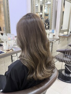 ヘアーアンドメイク シークタチカワ 立川店(Hair&Make Seek) 【古澤】透け感が可愛い ミントグレージュ レイヤー