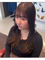 アース 郡山コスモス通り店(HAIR&MAKE EARTH)&nbsp;ブラウンレイヤーカット