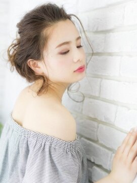 プライズ 所沢プロぺ通り店(prize) かき上げオリーブカラー無造作外人風カラー【Prize所沢】