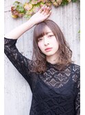 【kate 】大宮 &nbsp;透け感シアーベージュ×ガーリーミディ