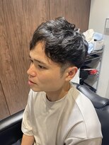 バーバーカズ(barberKAZU) パーマ風2ブロック