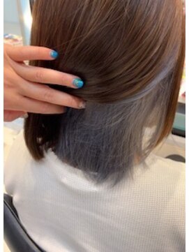 ヘアーズ ジェイジェイ Hairs JJ 長田店 切りっぱなしボブ