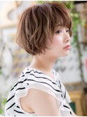 ★ショコラアッシュ大人可愛い小顔ふわふわボブ20代30代40代★8
