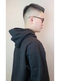 クロップスタイル×フェード×シルバーグレー